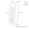 Миниатюра фото подсветка для лестниц arte lamp piazza a7336in-1wh | 220svet.ru